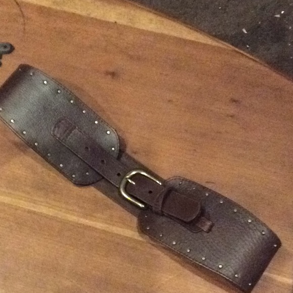 leather cinch belt